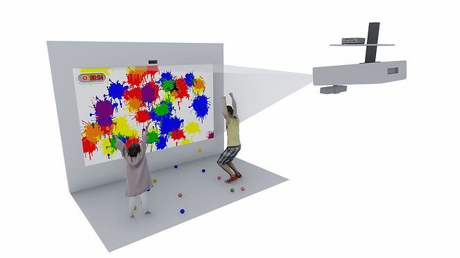 interactive wall projector